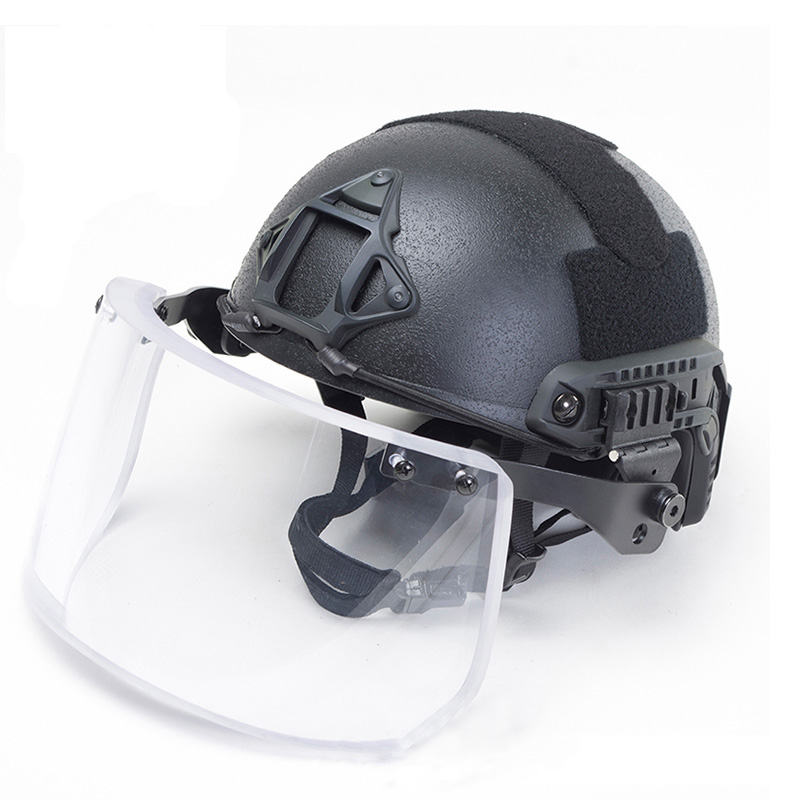 FAST战术防弹头盔带防弹面罩